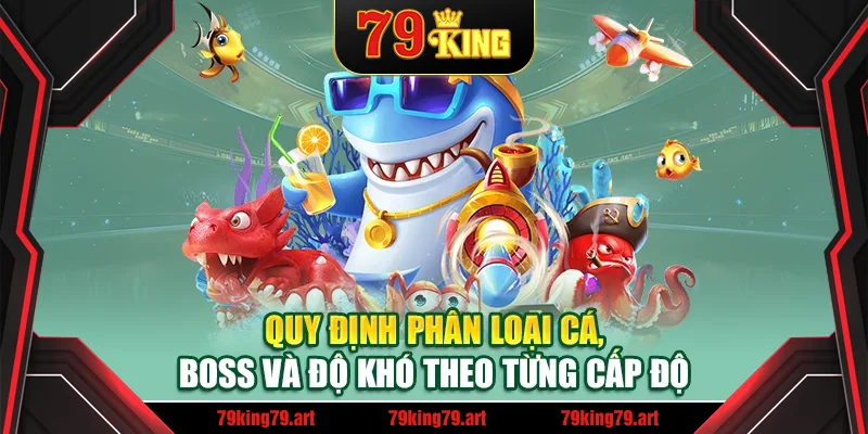 Quy định phân loại cá, boss và độ khó theo từng cấp độ Quy định phân loại cá, boss và độ khó theo từng cấp độ